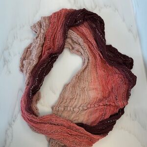 Pink hombre wrap Scarf